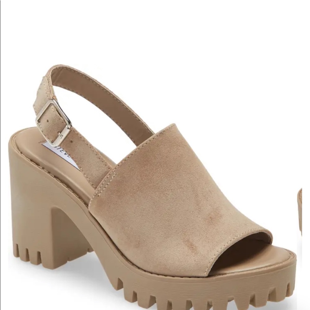 Steve Madden Sunnyside Block Heel Slingback Sandal Size 6
